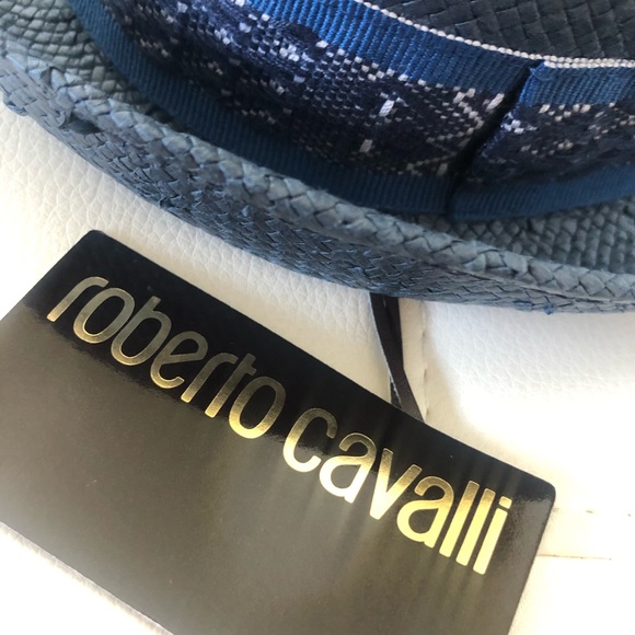 Blue Roberto Cavalli Panama Hat size M main image 4